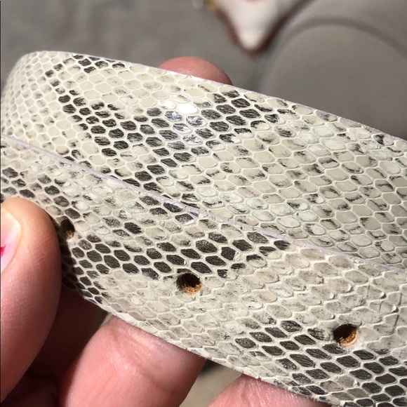 Python snake print belt - Picture 3 of 6